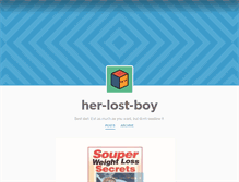 Tablet Screenshot of her-lost-boy.tumblr.com