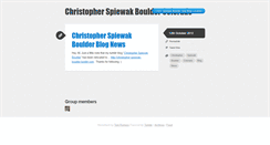 Desktop Screenshot of christopher-spiewak.tumblr.com