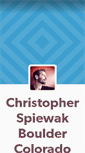 Mobile Screenshot of christopher-spiewak.tumblr.com