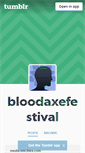 Mobile Screenshot of bloodaxefestival.tumblr.com