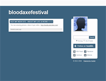 Tablet Screenshot of bloodaxefestival.tumblr.com