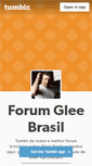 Mobile Screenshot of forumgleebr.tumblr.com