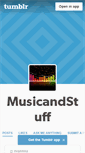 Mobile Screenshot of musiclifeandmore.tumblr.com