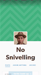 Mobile Screenshot of nosnivelling.tumblr.com