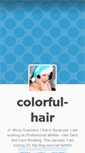 Mobile Screenshot of colorful-hair.tumblr.com