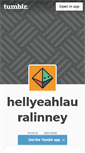 Mobile Screenshot of hellyeahlauralinney.tumblr.com
