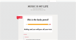 Desktop Screenshot of musicismylife47.tumblr.com