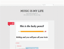 Tablet Screenshot of musicismylife47.tumblr.com