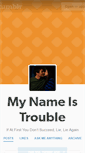 Mobile Screenshot of mynameistroublee.tumblr.com