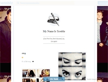 Tablet Screenshot of mynameistroublee.tumblr.com