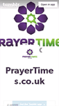 Mobile Screenshot of prayertimes.tumblr.com