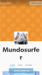 Mobile Screenshot of mundosurfer.tumblr.com