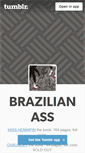 Mobile Screenshot of brazilianass.tumblr.com