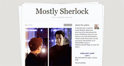 Desktop Screenshot of mostlysherlock.tumblr.com