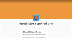 Desktop Screenshot of iusedtobeaspoiledbrat.tumblr.com