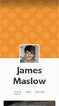 Mobile Screenshot of jamesmaslow.tumblr.com