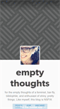 Mobile Screenshot of emptythoughts.tumblr.com