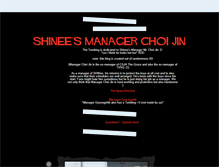 Tablet Screenshot of managerchoijin.tumblr.com