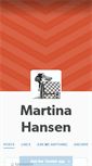 Mobile Screenshot of martinahansen.tumblr.com