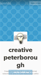 Mobile Screenshot of creativepeterborough.tumblr.com