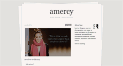 Desktop Screenshot of amercy.tumblr.com