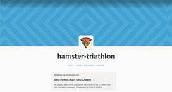 Desktop Screenshot of hamstertriathlon.tumblr.com