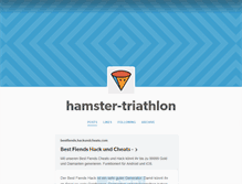 Tablet Screenshot of hamstertriathlon.tumblr.com