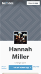 Mobile Screenshot of hannahdmiller.tumblr.com