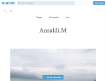 Tablet Screenshot of ansaldi-m.tumblr.com
