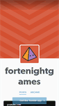 Mobile Screenshot of fortenightgames.tumblr.com