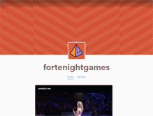 Tablet Screenshot of fortenightgames.tumblr.com