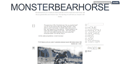 Desktop Screenshot of monsterbearhorse.tumblr.com