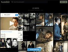 Tablet Screenshot of leesoohyukto21.tumblr.com