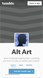 Mobile Screenshot of altartblog.tumblr.com