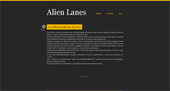 Desktop Screenshot of alienlanes.tumblr.com