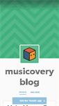 Mobile Screenshot of musicoveryblog.tumblr.com