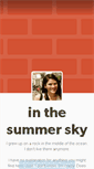 Mobile Screenshot of inthesummersky.tumblr.com