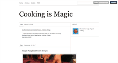 Desktop Screenshot of cookingismagic.tumblr.com