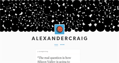 Desktop Screenshot of alexander-craig.tumblr.com