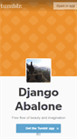 Mobile Screenshot of djangoabalone.tumblr.com