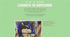 Desktop Screenshot of lizardart.tumblr.com