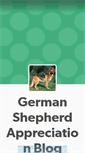 Mobile Screenshot of germanshepherdappreciation.tumblr.com