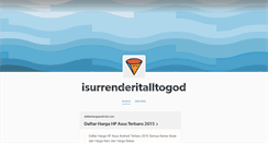 Desktop Screenshot of isurrenderitalltogod.tumblr.com