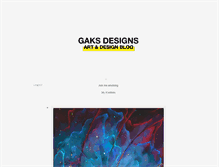 Tablet Screenshot of gaksdesigns.tumblr.com