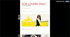 Desktop Screenshot of for-lovers-only.tumblr.com