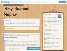 Tablet Screenshot of amyrachaelnapier.tumblr.com