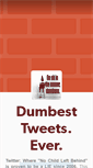 Mobile Screenshot of dumbesttweets.tumblr.com