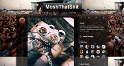 Desktop Screenshot of moshthatshit.tumblr.com