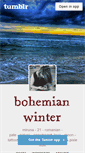 Mobile Screenshot of bohemianwinter.tumblr.com