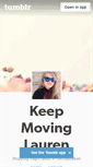 Mobile Screenshot of keepmovinglauren.tumblr.com